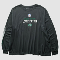 New York Jets Reebok 2000s T-Shirt - Black Vintage outlet