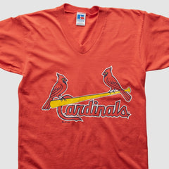 St. Louis Cardinals Russell 1998 T-Shirt - Orange Vintage