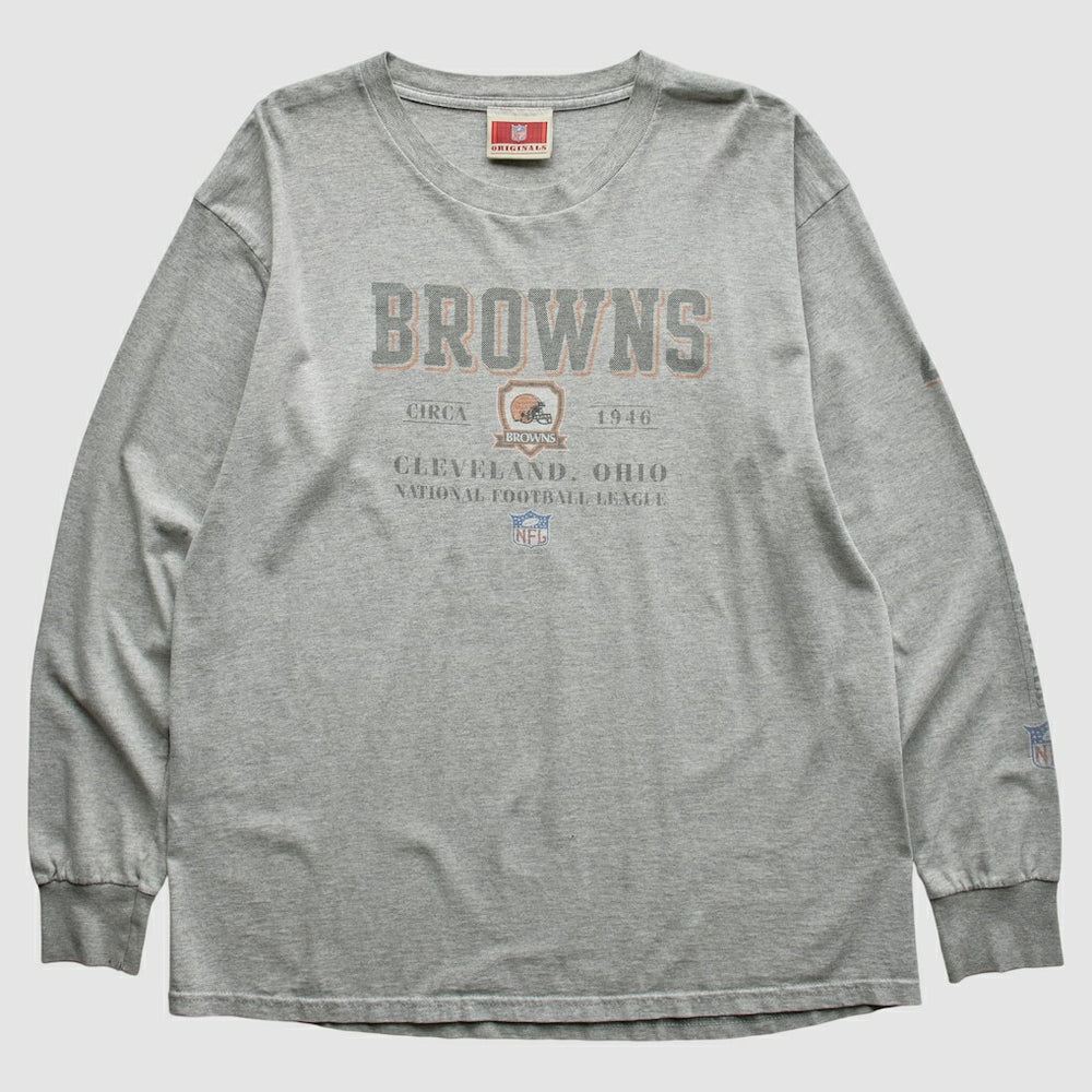 Cleveland Browns NFL Originals 2000s T-Shirt - Gray Vintage sale