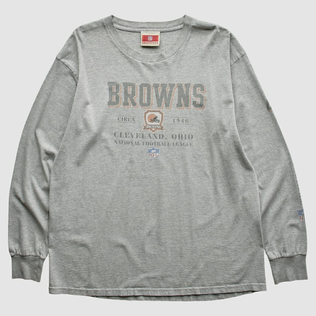 Cleveland Browns NFL Originals 2000s T-Shirt - Gray Vintage sale