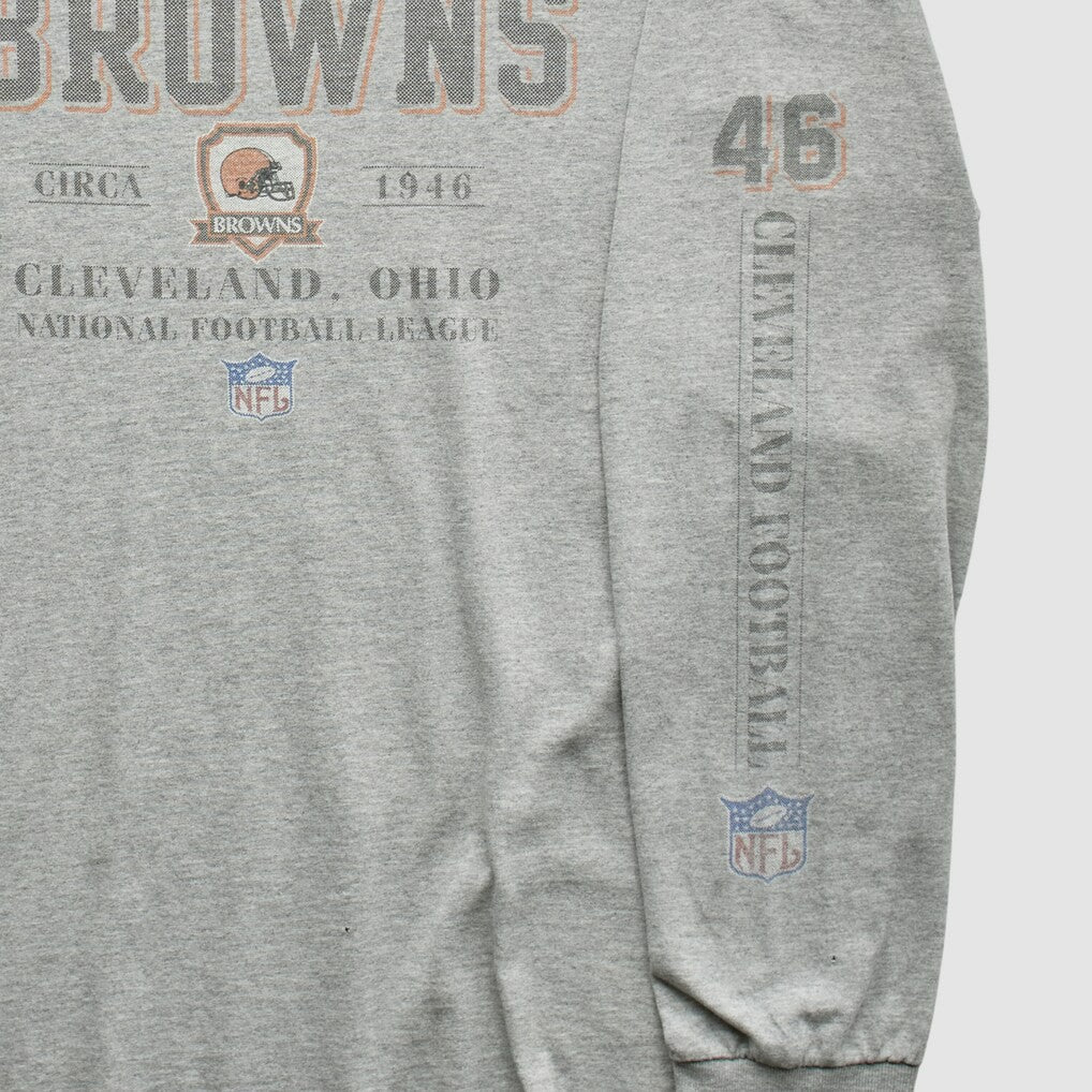 Cleveland Browns NFL Originals 2000s T-Shirt - Gray Vintage sale