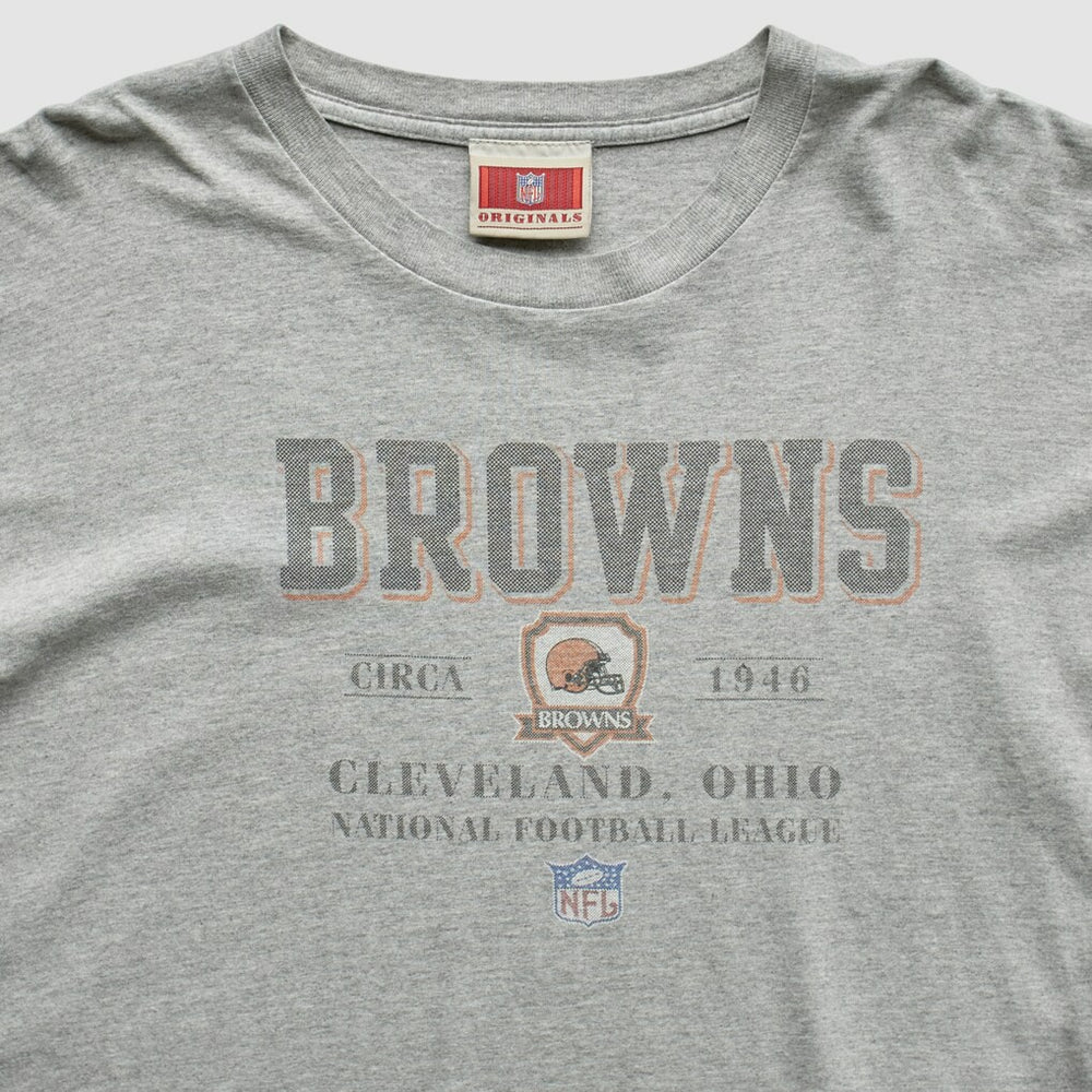 Cleveland Browns NFL Originals 2000s T-Shirt - Gray Vintage sale