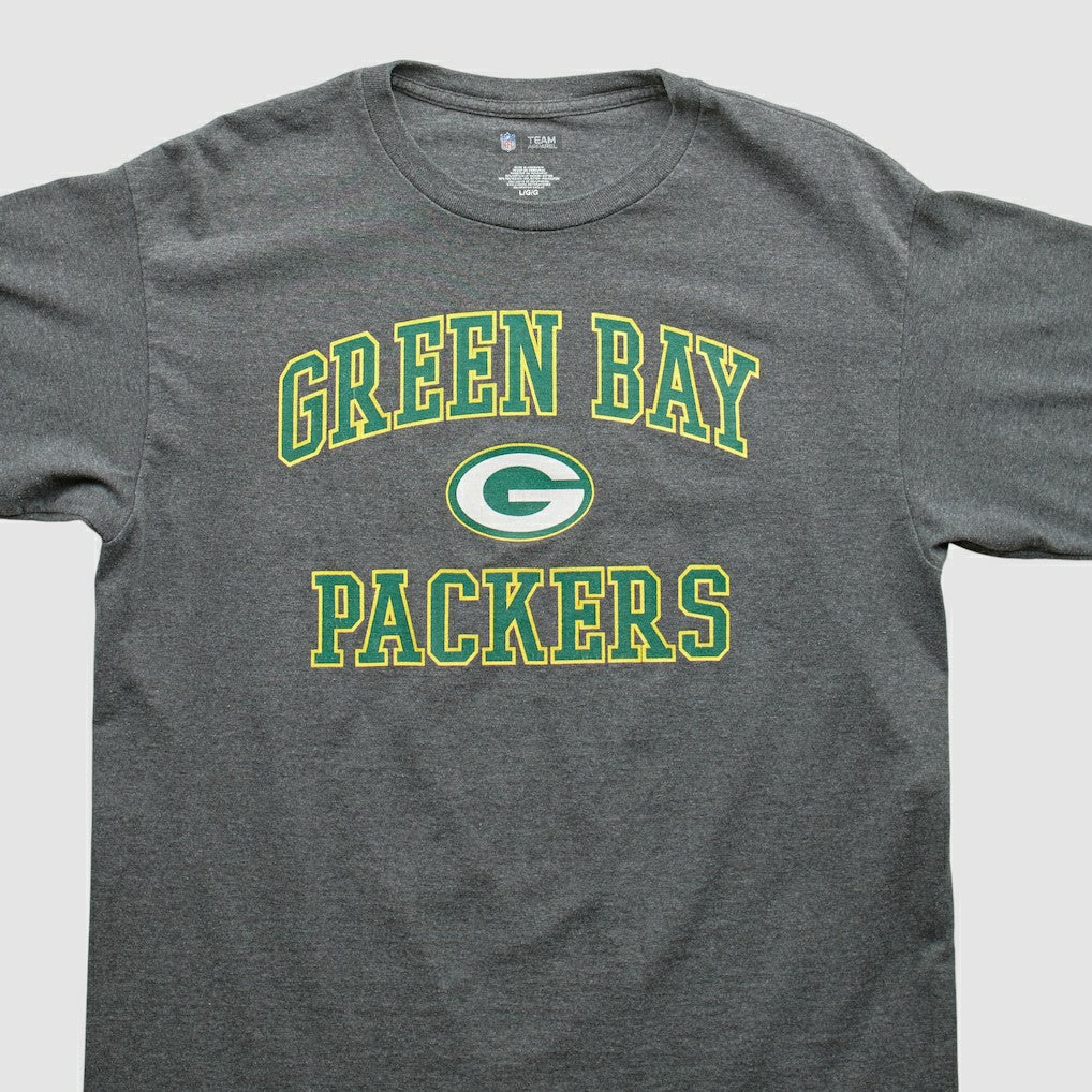 Green Bay Packers 2010s T-Shirt - Gray Vintage for sale