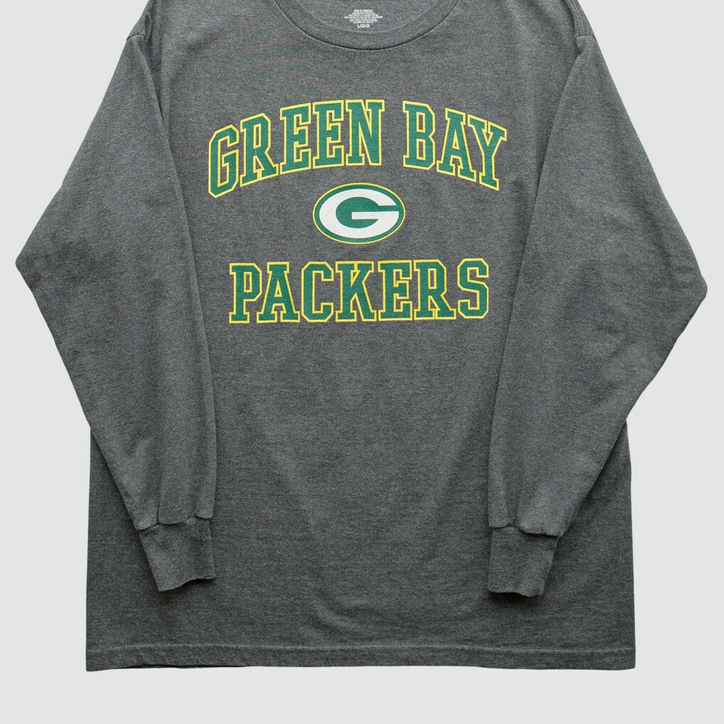 Green Bay Packers 2010s T-Shirt - Gray Vintage for sale