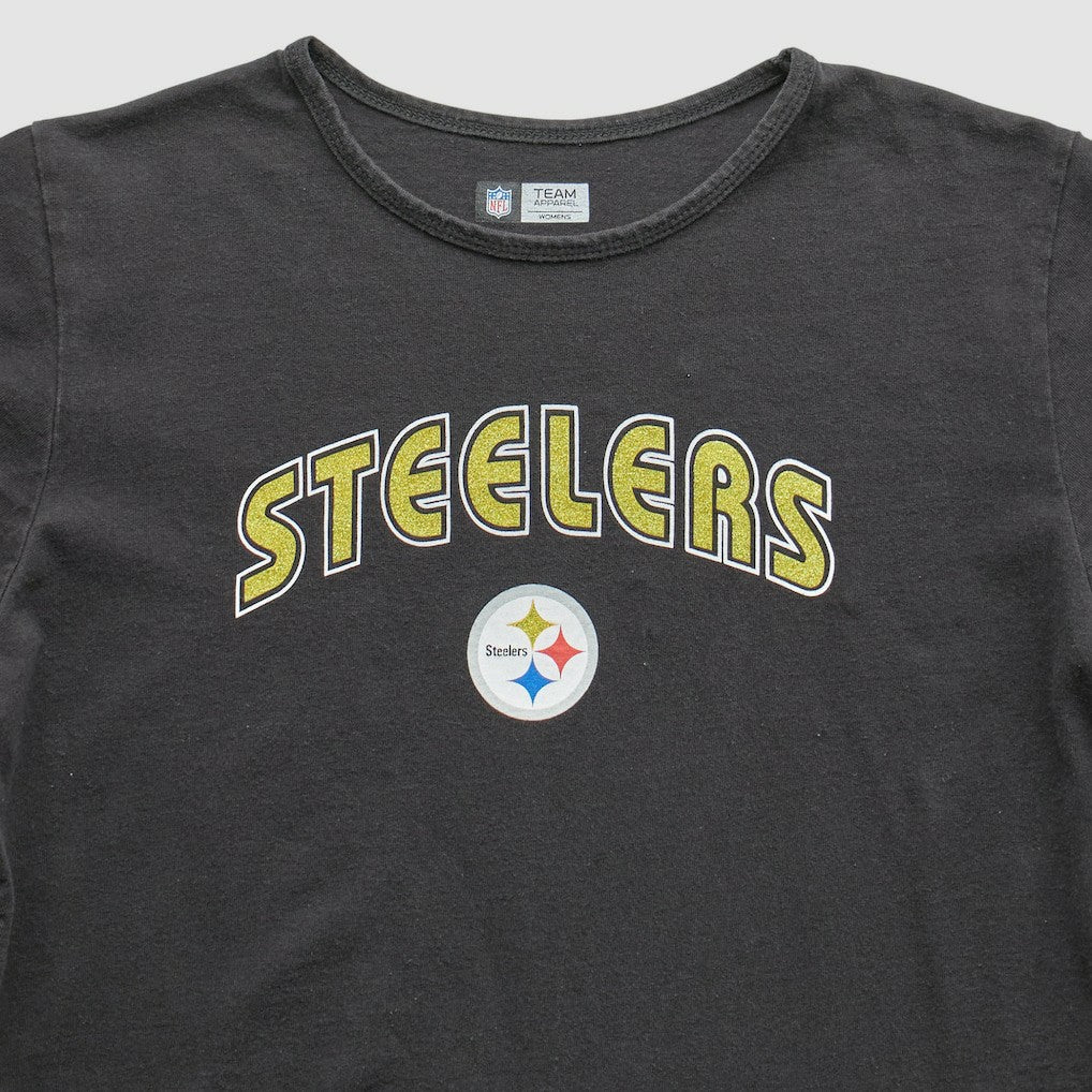 Pittsburgh Steelers NFL 2000s T-Shirt - Black Vintage on sale