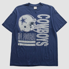 Dallas Cowboys Logo 7 1991 T-Shirt - Navy Vintage online