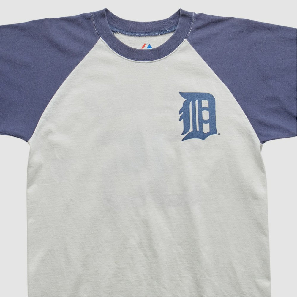 Detroit Tigers Majestic 2000s T-Shirt - White Vintage