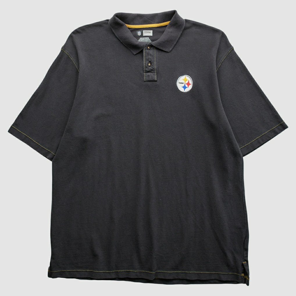 Pittsburgh Steelers 2010s Polo - Black Vintage on sale