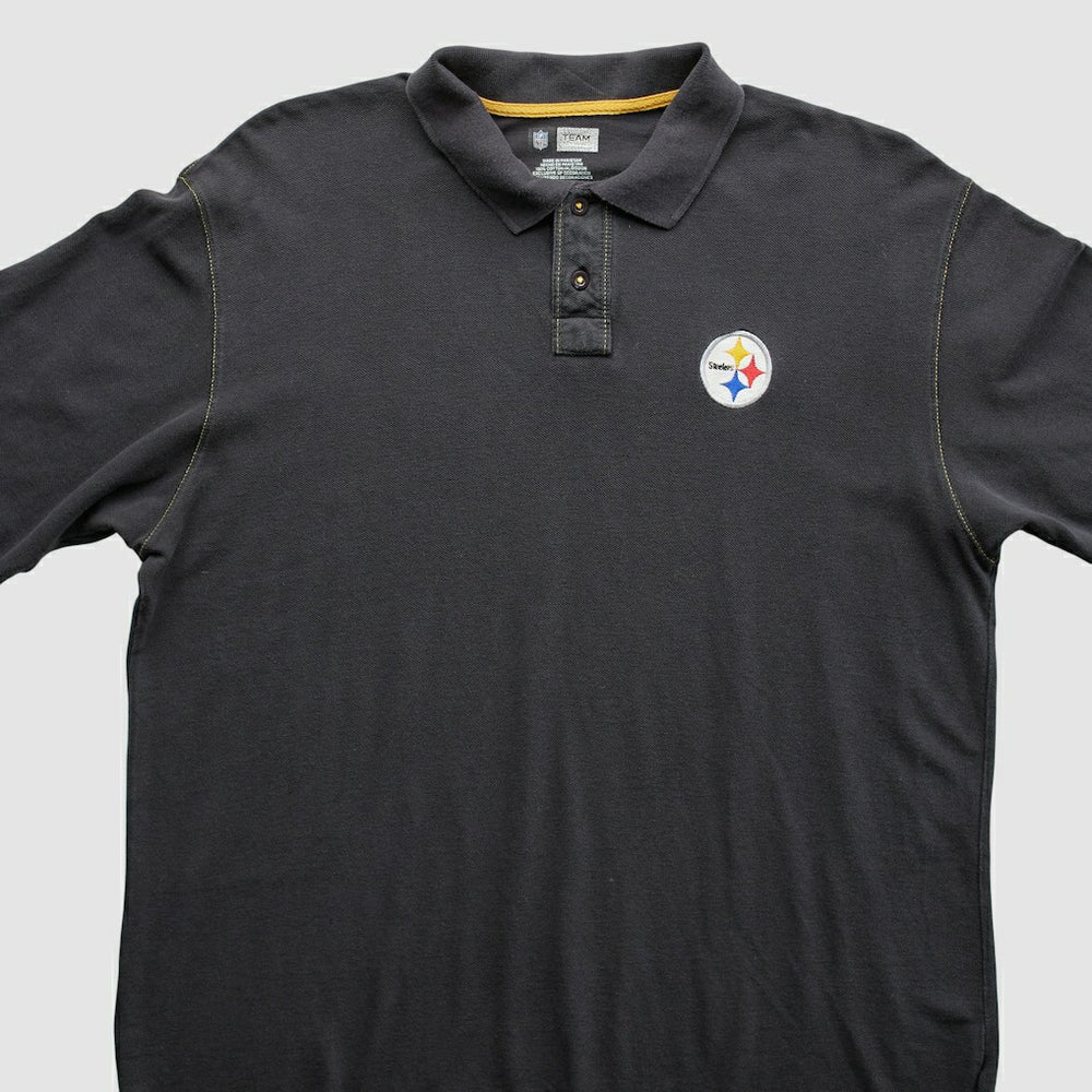 Pittsburgh Steelers 2010s Polo - Black Vintage on sale