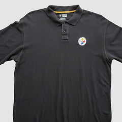Pittsburgh Steelers 2010s Polo - Black Vintage on sale