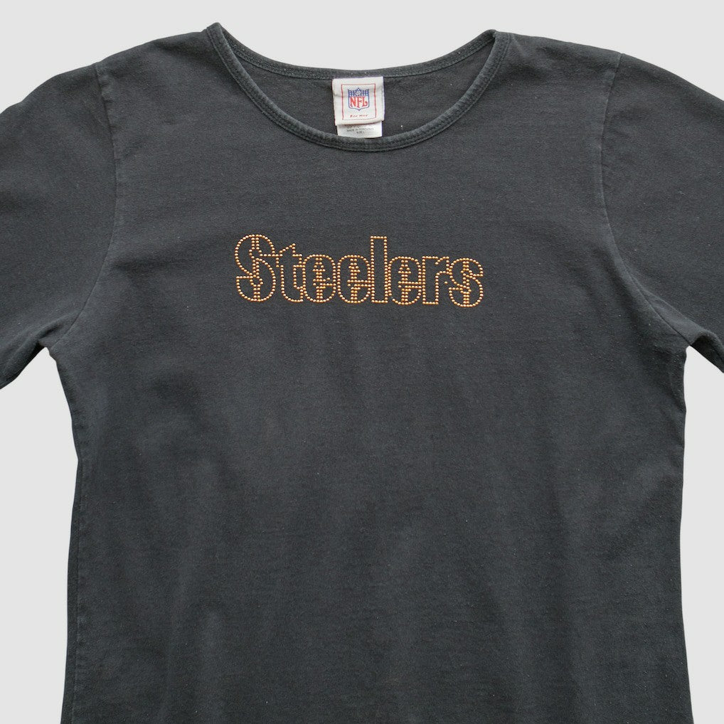 Pittsburgh Steelers NFL 2000s T-Shirt - Black Vintage cheap