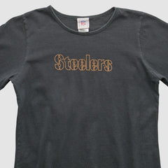 Pittsburgh Steelers NFL 2000s T-Shirt - Black Vintage cheap