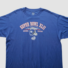 New York Giants Reebok 2008 T-Shirt - Blue Vintage discount