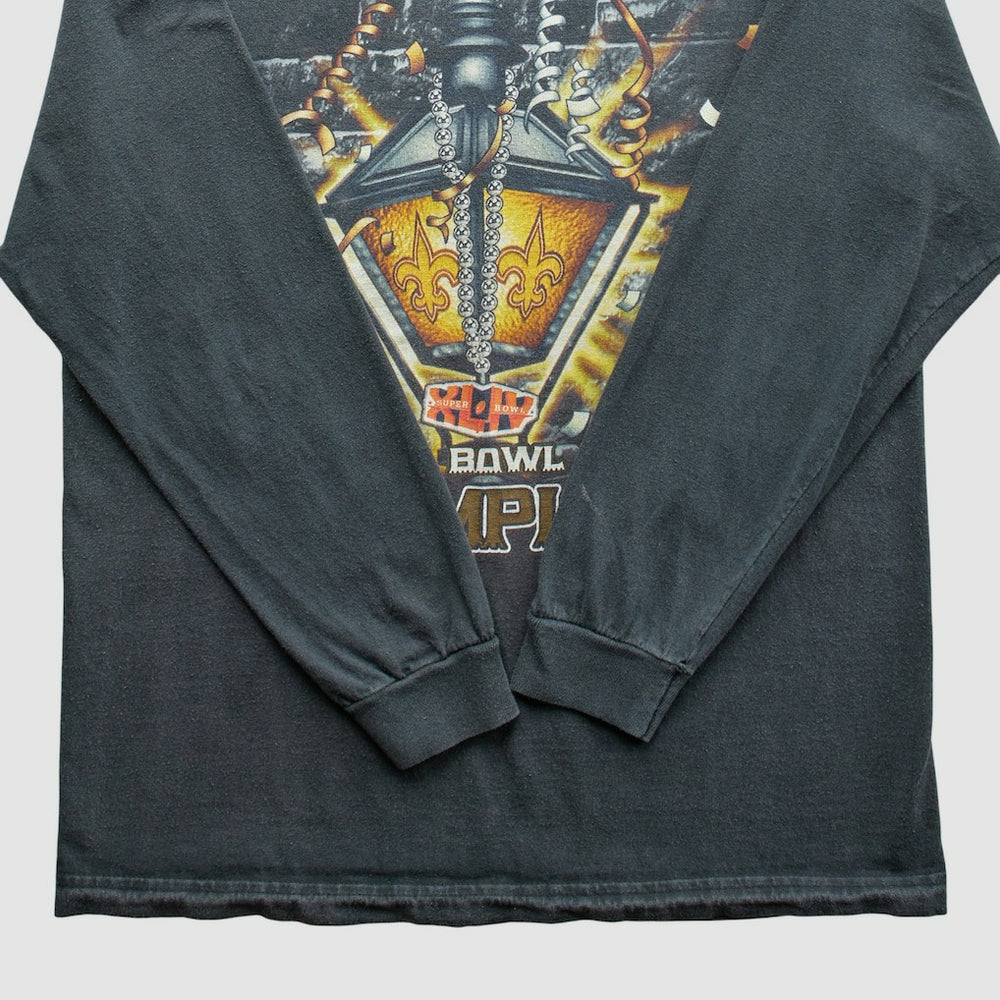 New Orleans Saints NFL 2010 T-Shirt - Black Vintage for sale