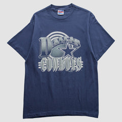 Dallas Cowboys Trench 90s T-Shirt - Navy Vintage sale