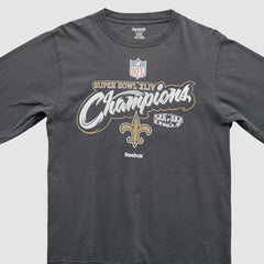 New Orleans Saints Reebok 2010 T-Shirt - Black Vintage online