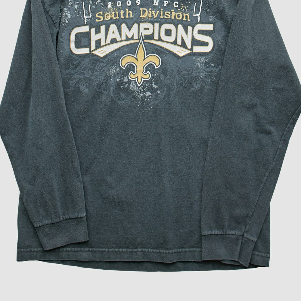New Orleans Saints 2009 T-Shirt - Black Vintage discount