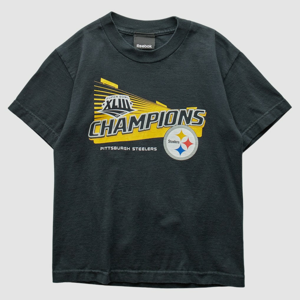 Pittsburgh Steelers Reebok 2009 T-Shirt - Black Vintage cheap