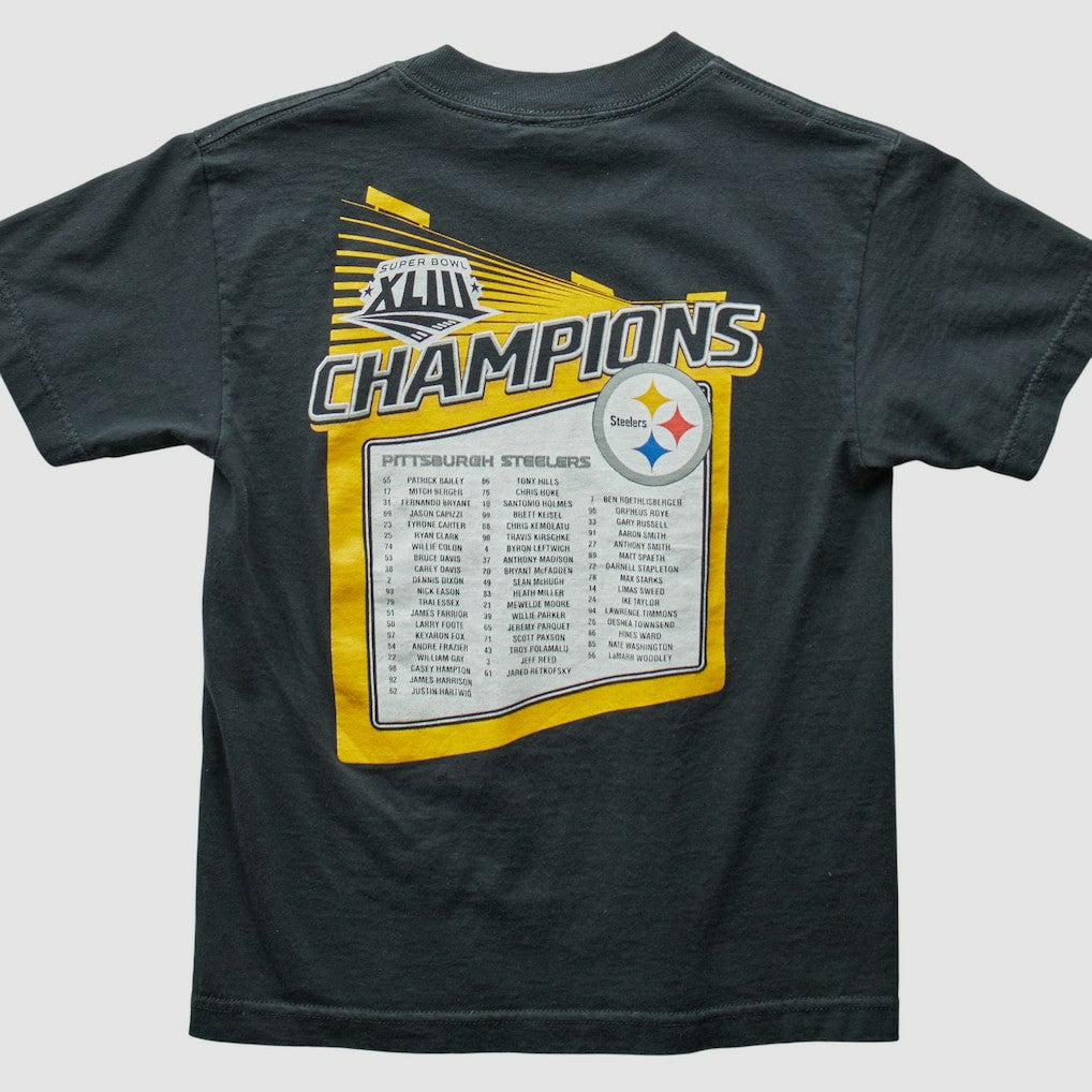 Pittsburgh Steelers Reebok 2009 T-Shirt - Black Vintage cheap