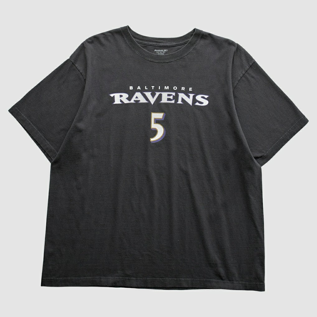 Baltimore Ravens Reebok 2008 T-Shirt - Black Vintage for sale