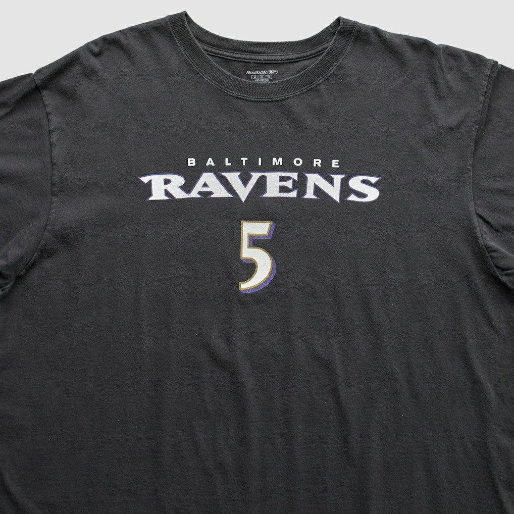 Baltimore Ravens Reebok 2008 T-Shirt - Black Vintage for sale