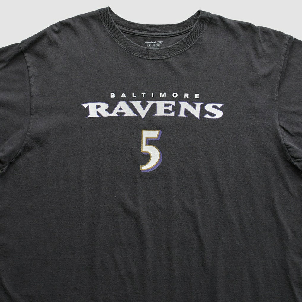 Baltimore Ravens Reebok 2008 T-Shirt - Black Vintage for sale