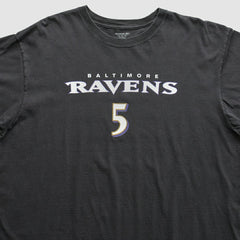 Baltimore Ravens Reebok 2008 T-Shirt - Black Vintage for sale