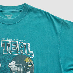 Indianapolis Colts vs. Jacksonville Jaguars Reebok 2007 T-Shirt - Teal Vintage outlet