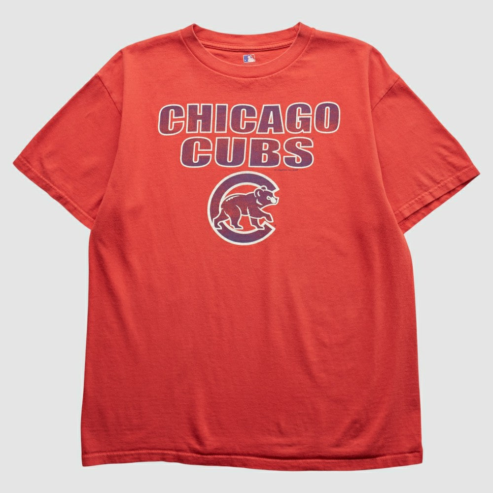 Chicago Cubs 2000s T-Shirt - Red Vintage