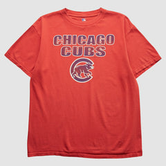 Chicago Cubs 2000s T-Shirt - Red Vintage