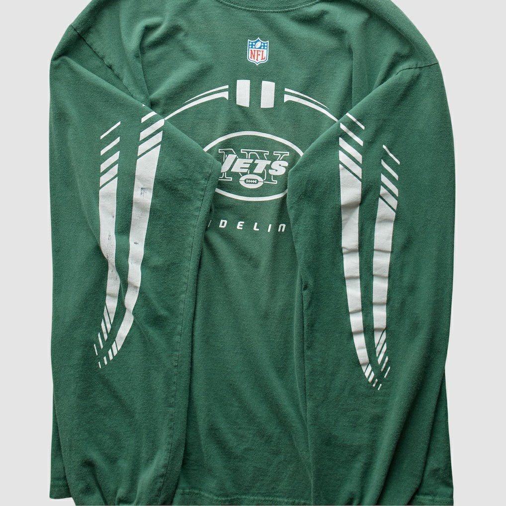 New York Jets 2000s T-Shirt - Green Vintage cheap