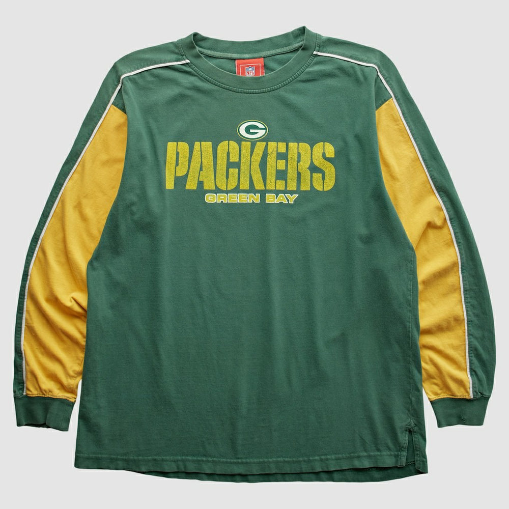 Green Bay Packers NFL 2000s T-Shirt - Green Vintage on sale