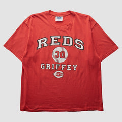 Cincinnati Reds CSA 2000s T-Shirt - Red Vintage