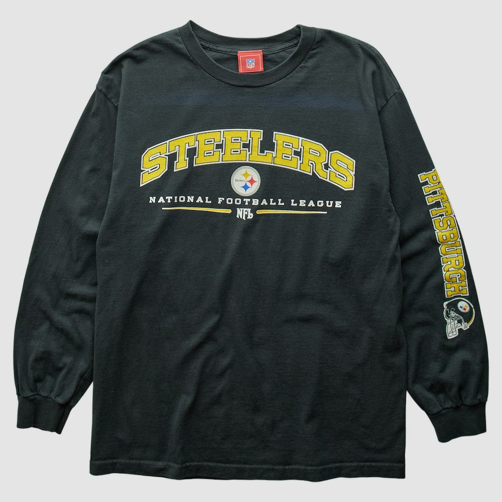 Pittsburgh Steelers NFL 2000s T-Shirt - Black Vintage cheap