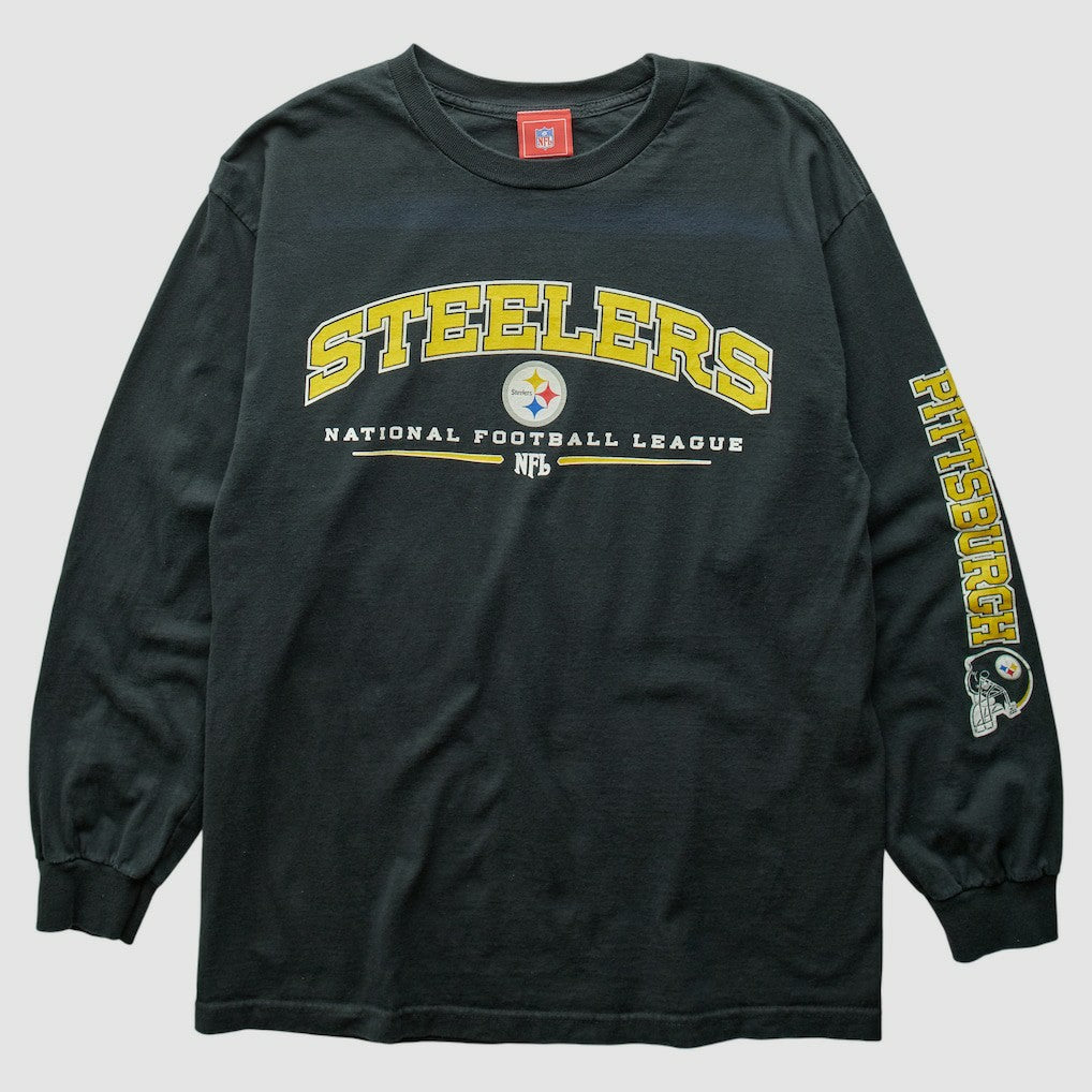 Pittsburgh Steelers NFL 2000s T-Shirt - Black Vintage cheap
