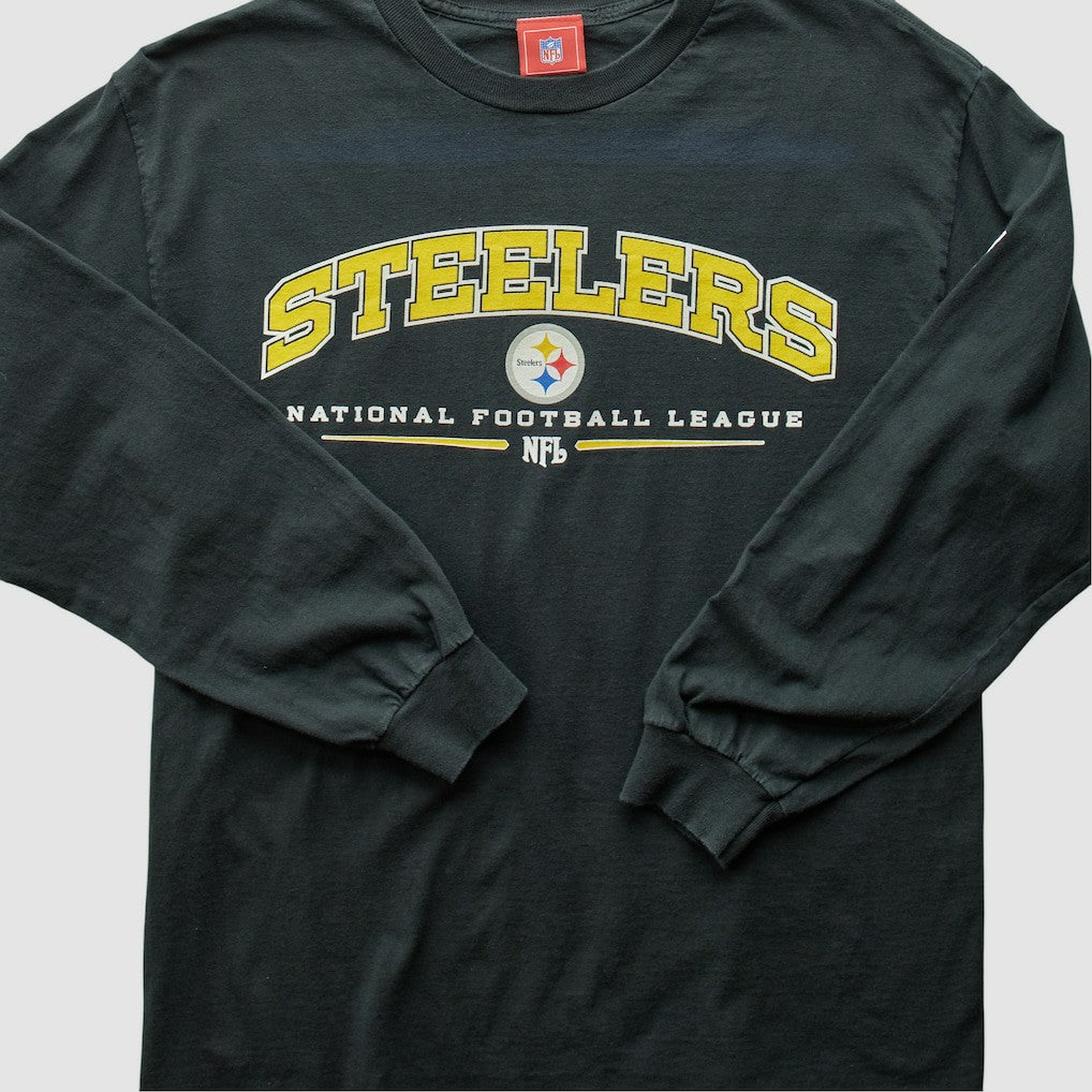 Pittsburgh Steelers NFL 2000s T-Shirt - Black Vintage cheap