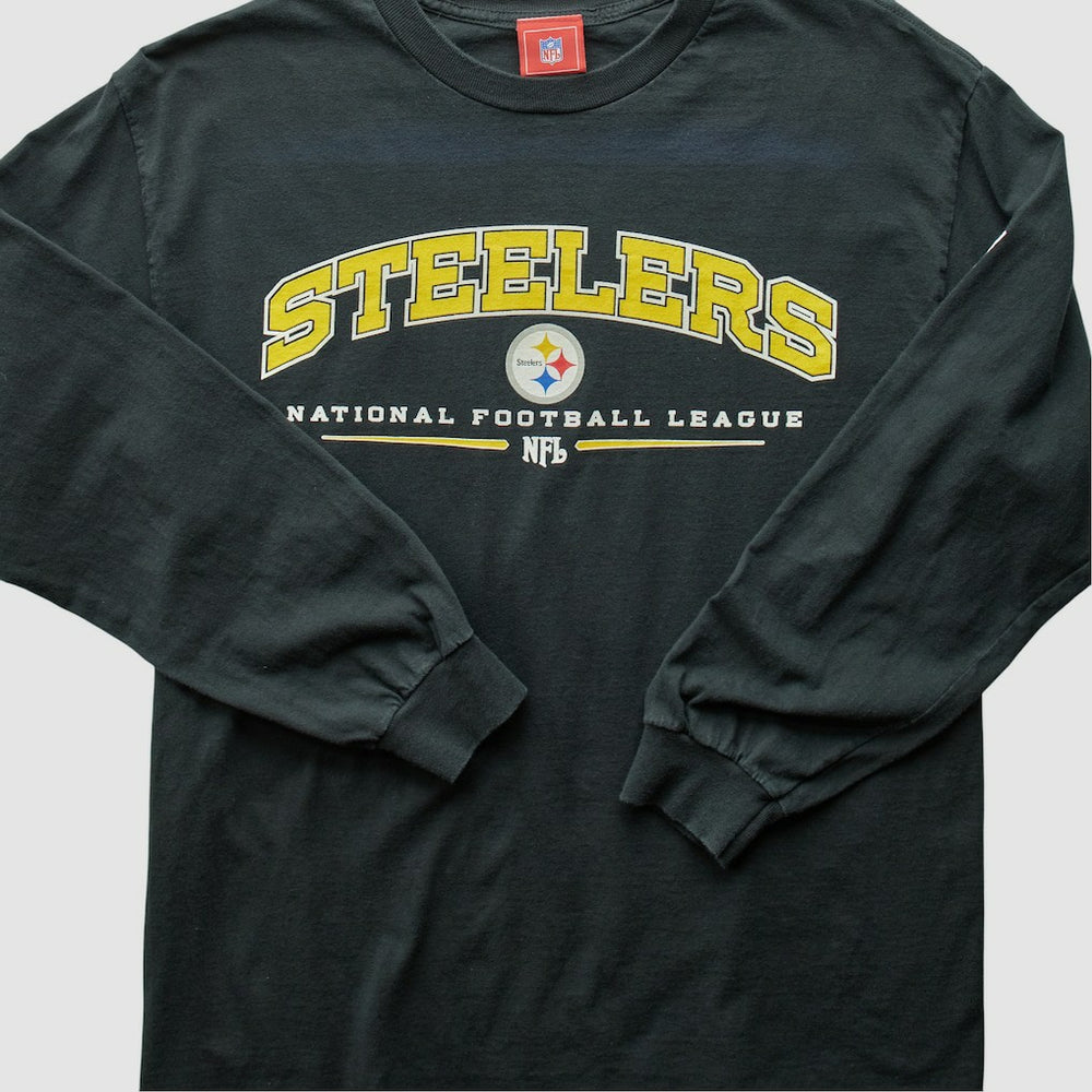 Pittsburgh Steelers NFL 2000s T-Shirt - Black Vintage cheap