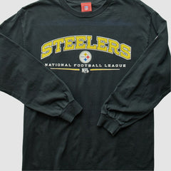 Pittsburgh Steelers NFL 2000s T-Shirt - Black Vintage cheap