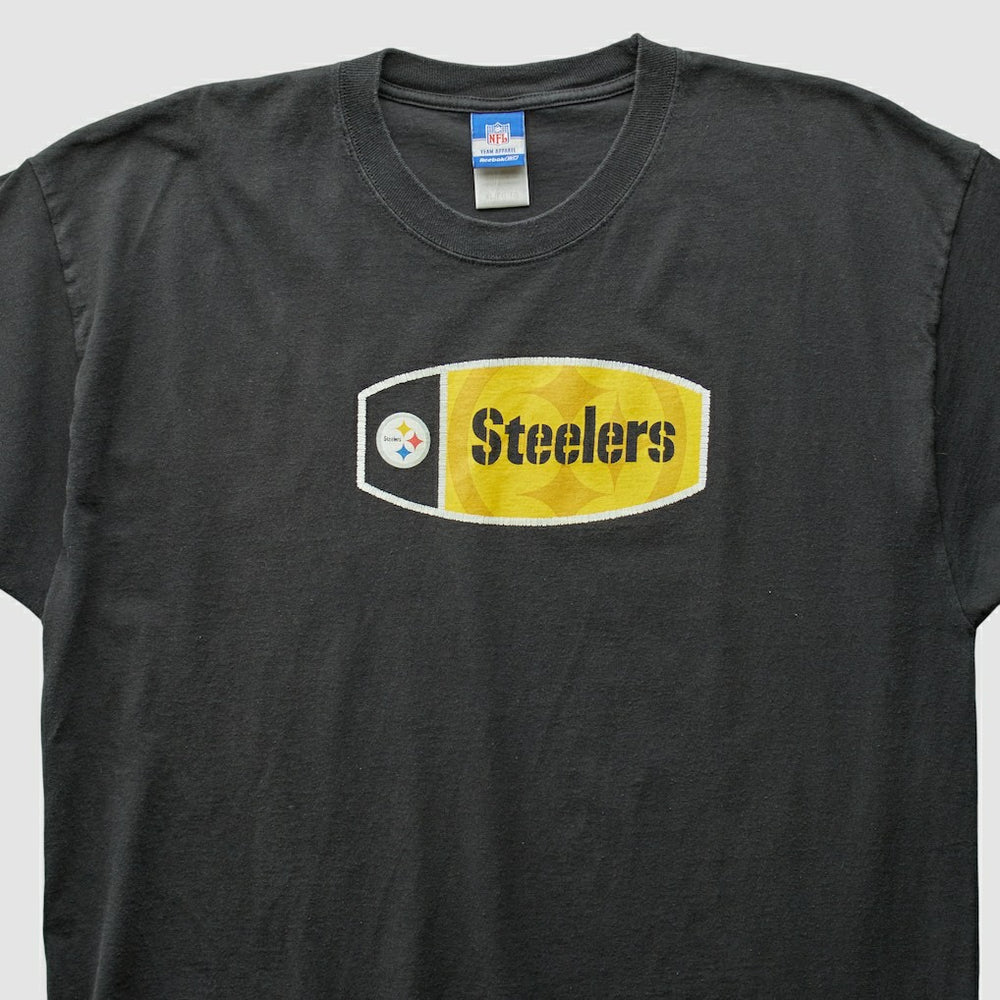 Pittsburgh Steelers Reebok 2000s T-Shirt - Black Vintage cheap
