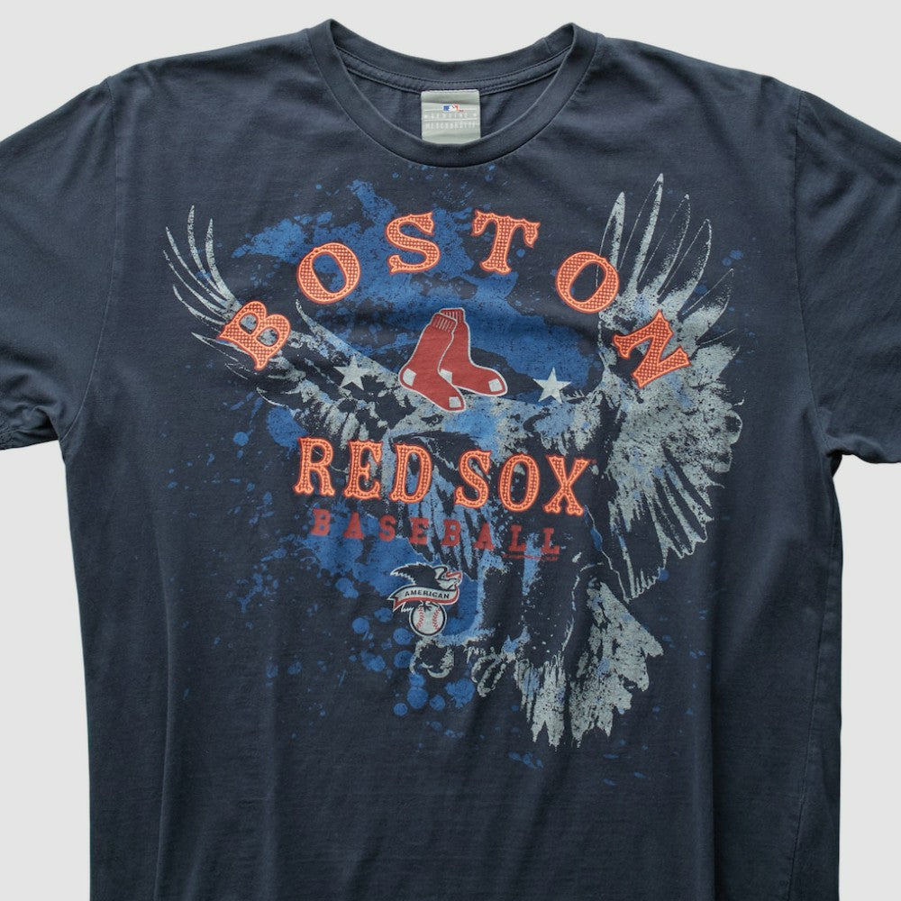 Boston Red Sox 2000s T-Shirt - Navy Vintage