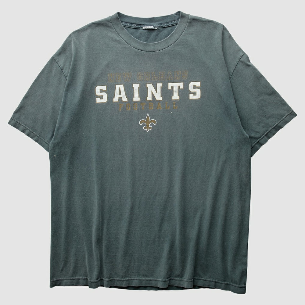 New Orleans Saints 2000s T-Shirt - Gray Vintage cheap