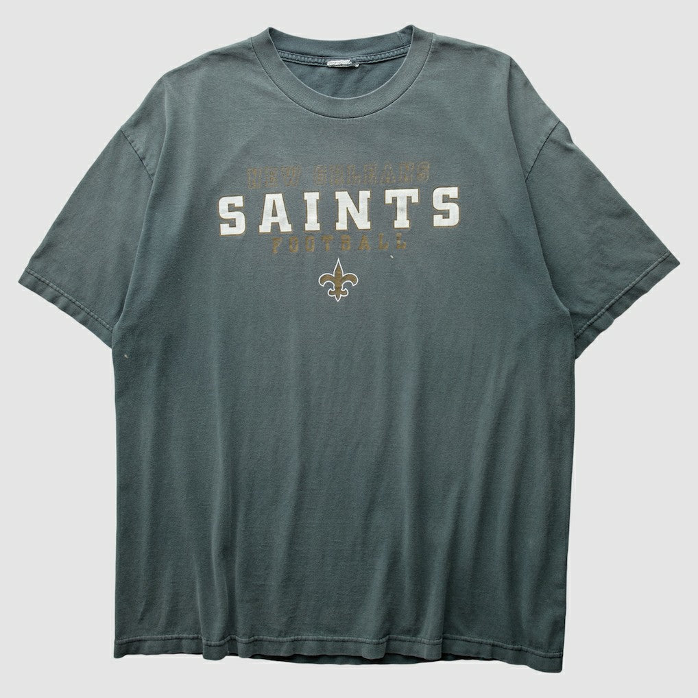 New Orleans Saints 2000s T-Shirt - Gray Vintage cheap