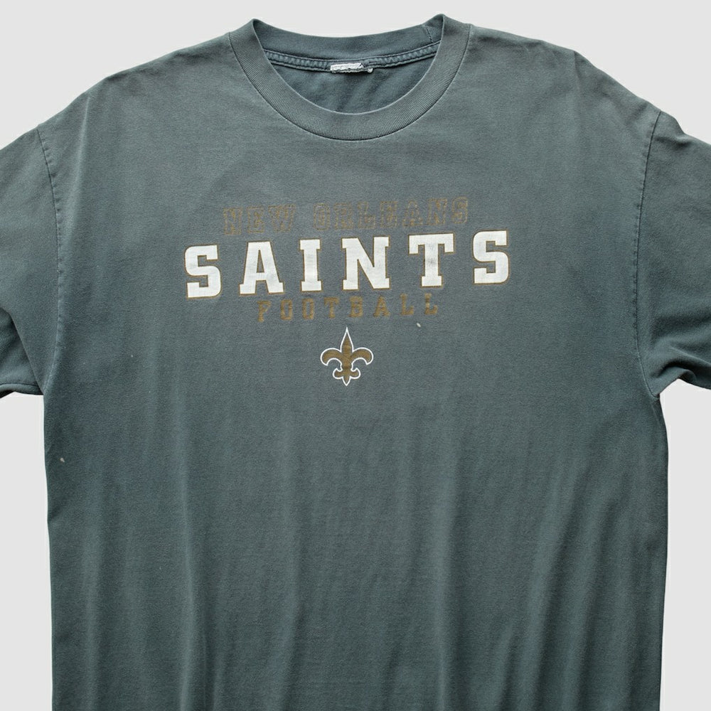 New Orleans Saints 2000s T-Shirt - Gray Vintage cheap