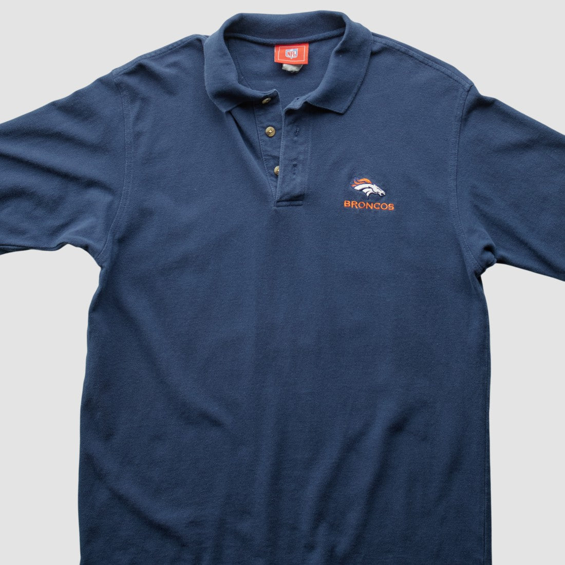 Denver Broncos NFL 2000s Polo - Navy Vintage discount