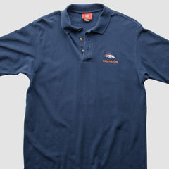 Denver Broncos NFL 2000s Polo - Navy Vintage discount