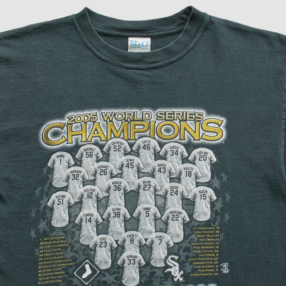 Chicago White Sox 2005 T-Shirt - Black Vintage