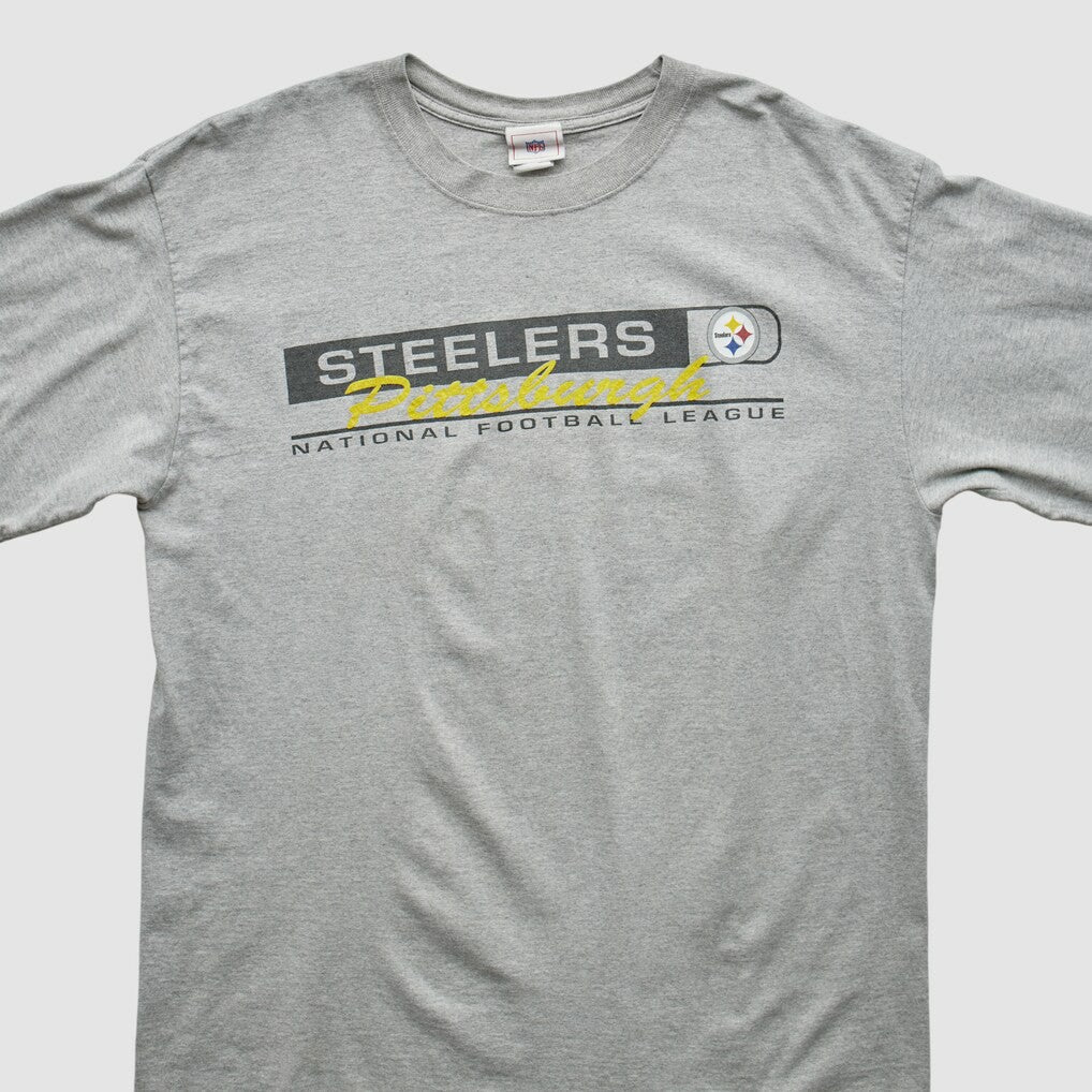 Pittsburgh Steelers 2000s T-Shirt - Gray Vintage sale