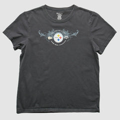 Pittsburgh Steelers Reebok 2009 T-Shirt - Gray Vintage for sale
