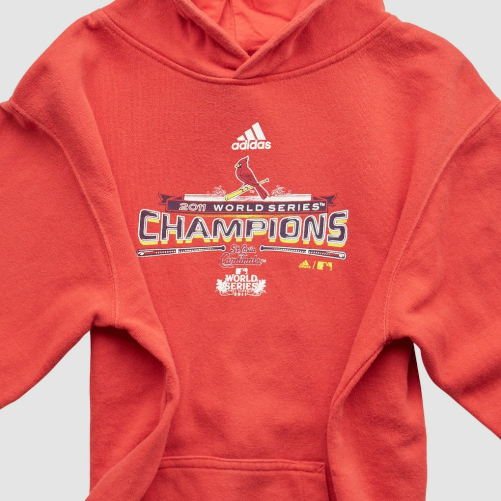 St. Louis Cardinals Adidas 2011 Pullover Sweatshirt - Red Vintage
