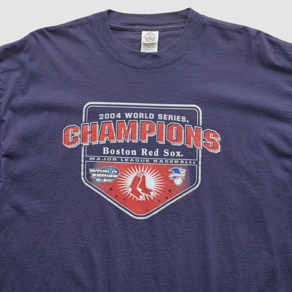 Boston Red Sox Delta 2004 T-Shirt - Navy Vintage
